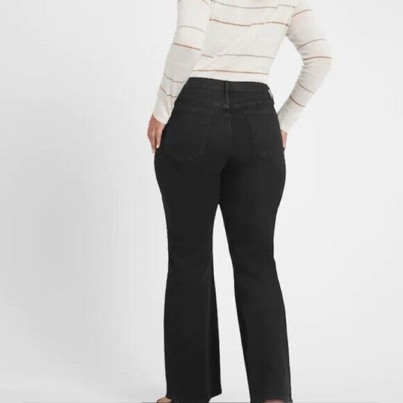 NWT! Banana Republic Dark Wash High Rise Slim Flare Jeans - Size 26/2 🔹 - Picture 6 of 10